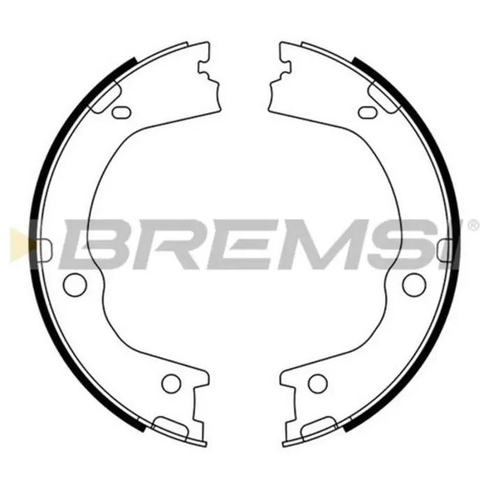Must-Have Kit Ganasce Freno Stazionamento Posteriore Kia Sorento Ii Hyundai Santa Fú Ii Ssangyong Tivoli Xlv Suv Gf0898 583052pa00 Bremsi