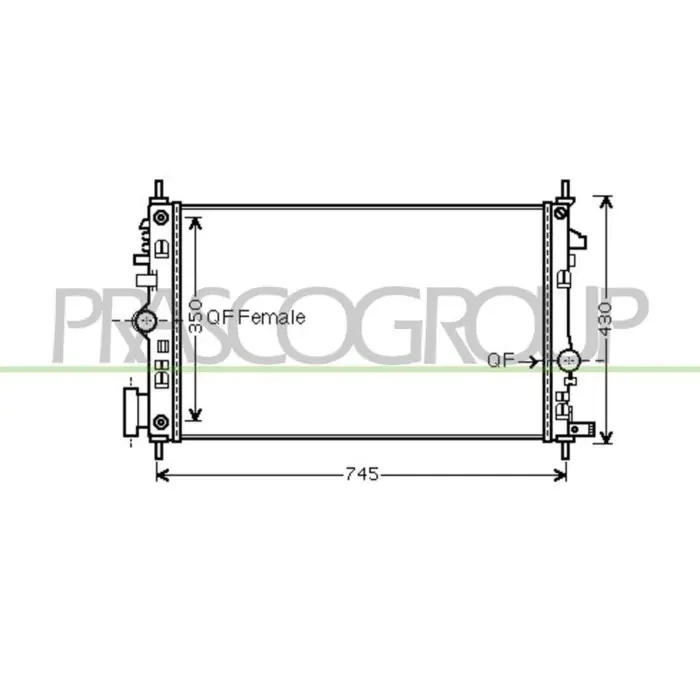 Radiatore Per Opel/vauxhall Insignia A Dal 2009 Al 2013 Di Tendenza