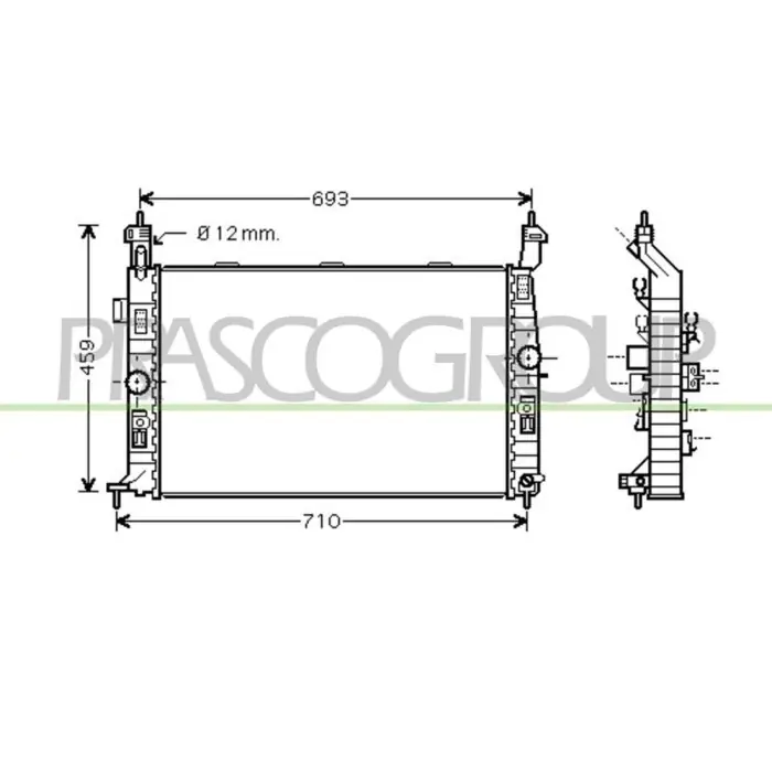 A Buon Prezzo Radiatore Per Opel/vauxhall Meriva Dal 2003 Al 2006