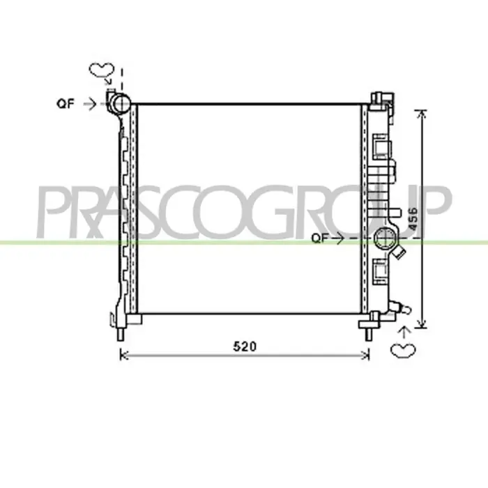 Radiatore Per Opel/vauxhall Meriva B Dal 2010 Al 2013 Scelto Dai Clienti