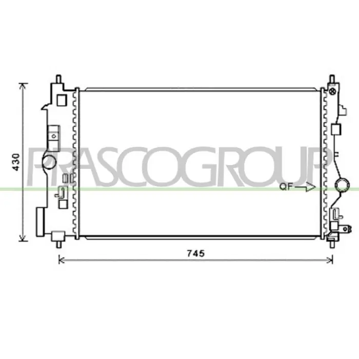 Occasione Imperdibile Radiatore Per Opel/vauxhall Insignia A Dal 2009 Al 2013
