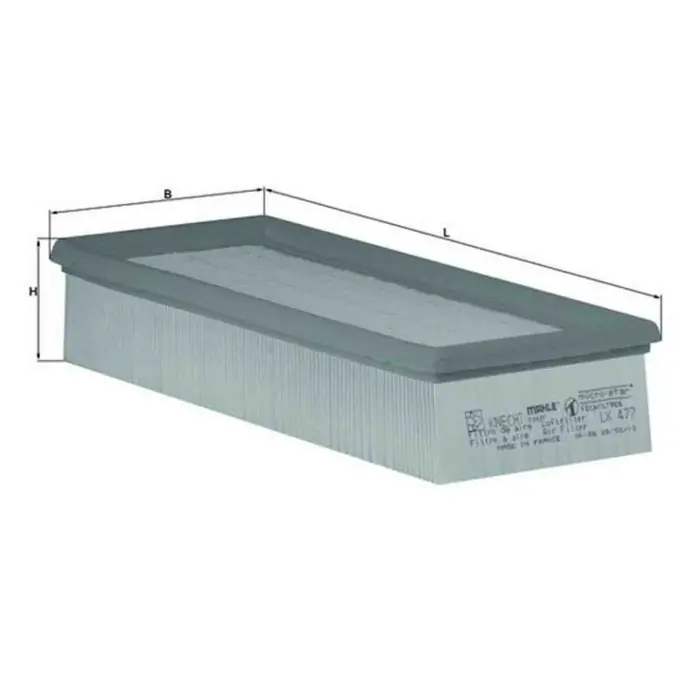 Filtro aria LX 477 KNECHT per RENAULT Professionale