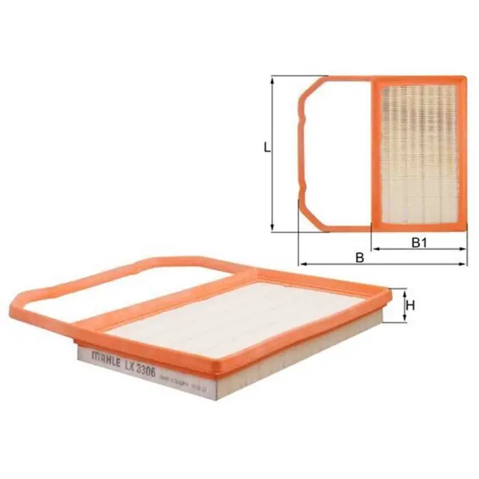 Filtro aria LX 3306 KNECHT per VW SEAT SKODA Prezzo Ridotto