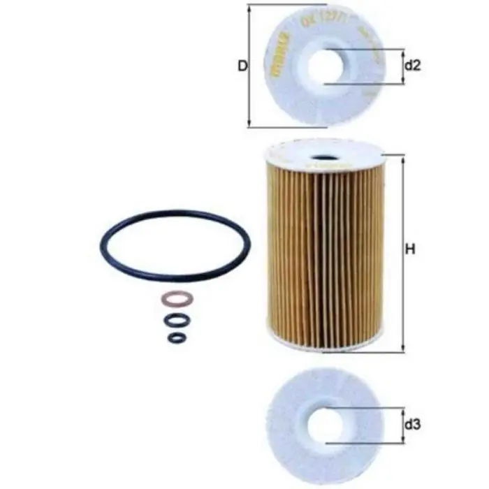 Filtro olio OX 127/1D KNECHT per BMW BERTONE Prezzo Ridotto