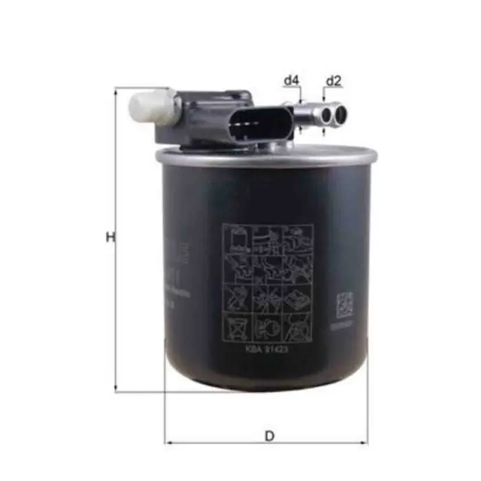 Offerta Limitata Filtro carburante KL 911 KNECHT per MERCEDES-BENZ INFINITI