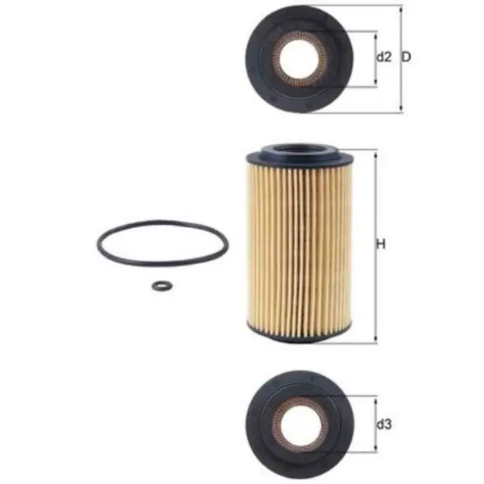 Filtro olio OX 153D1 KNECHT per OPEL SAAB Prezzo Di Fabbrica