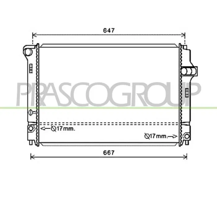 Radiatore Per Toyota Yaris Dal 2011 Al 2014 Super Prezzo