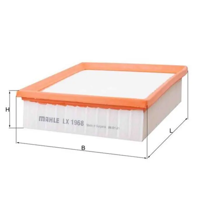 Prezzo Ridotto Filtro aria LX 1968 KNECHT per OPEL