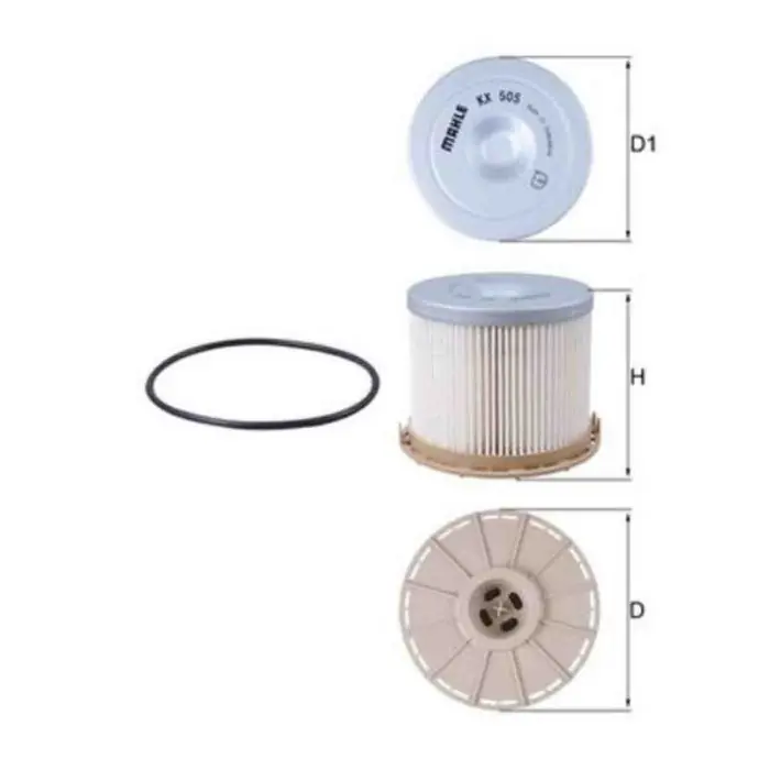Filtro carburante KX 505D KNECHT per ISUZU Economico