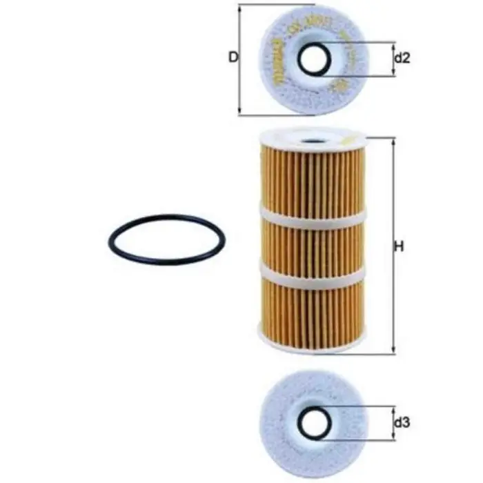 Professionale Filtro olio OX 389/1D KNECHT per RENAULT MERCEDES-BENZ OPEL FIAT NISSAN