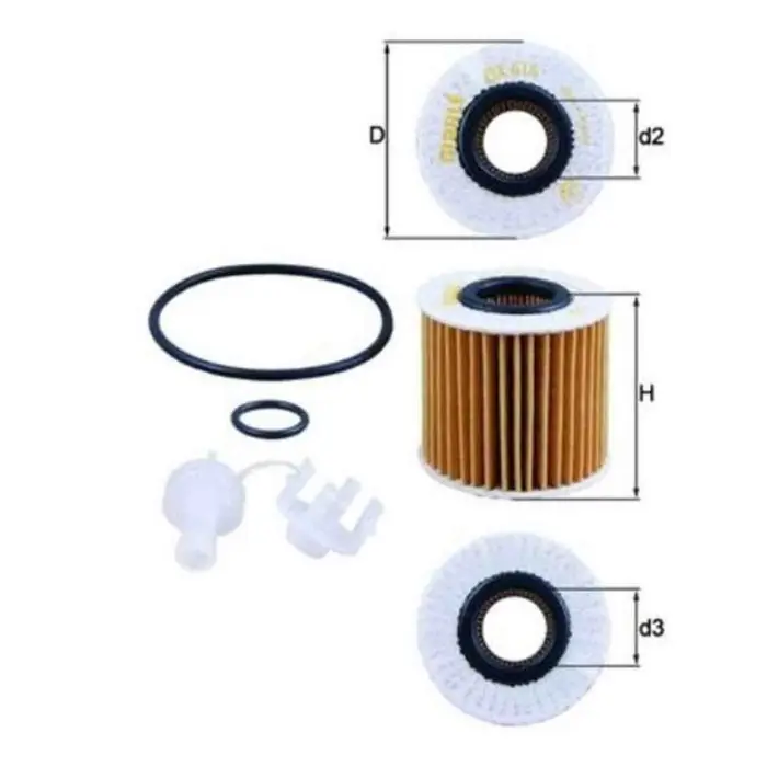 Filtro olio OX 414D1 KNECHT per TOYOTA LEXUS LOTUS Promozione