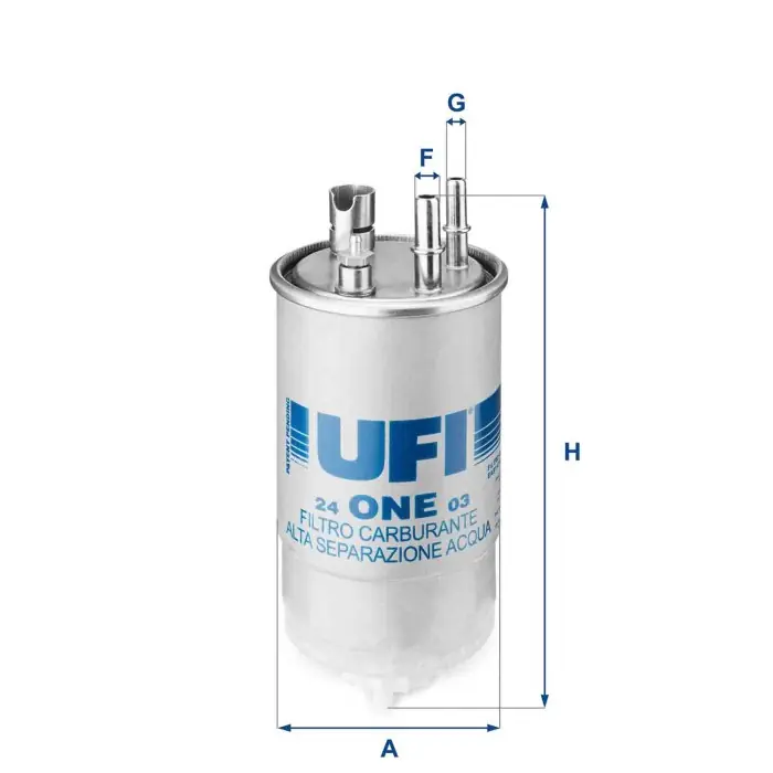 Filtro carburante 24.ONE.03 UFI per OPEL Ordina Subito