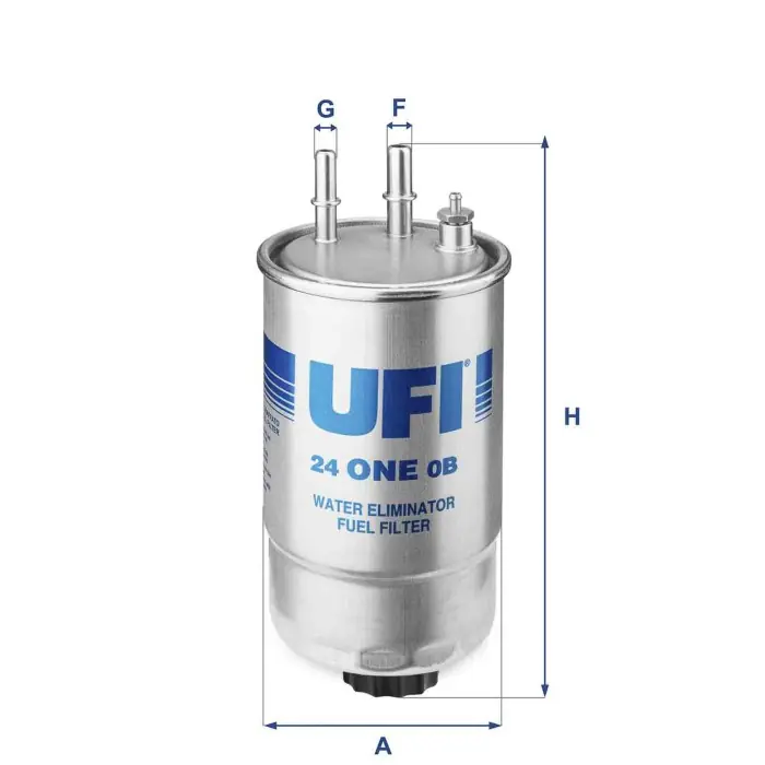 Offerta Filtro carburante 24.ONE.0B UFI per PEUGEOT CITROEN FIAT