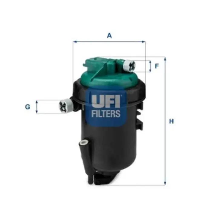 Esclusivo Filtro carburante 55.181.00 UFI per FIAT LANCIA