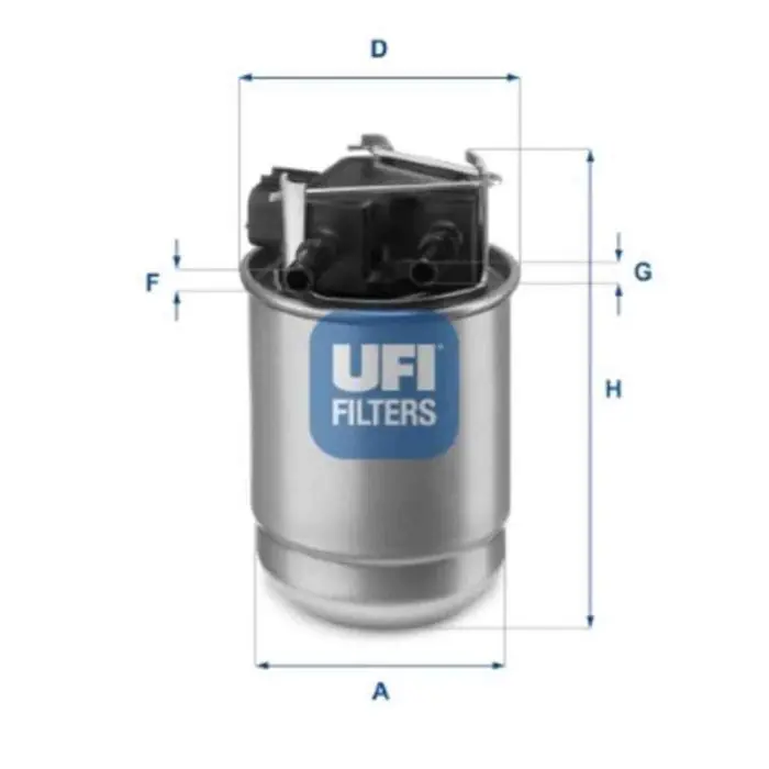 Filtro carburante 55.517.00 UFI per RENAULT NISSAN Acquista Ora